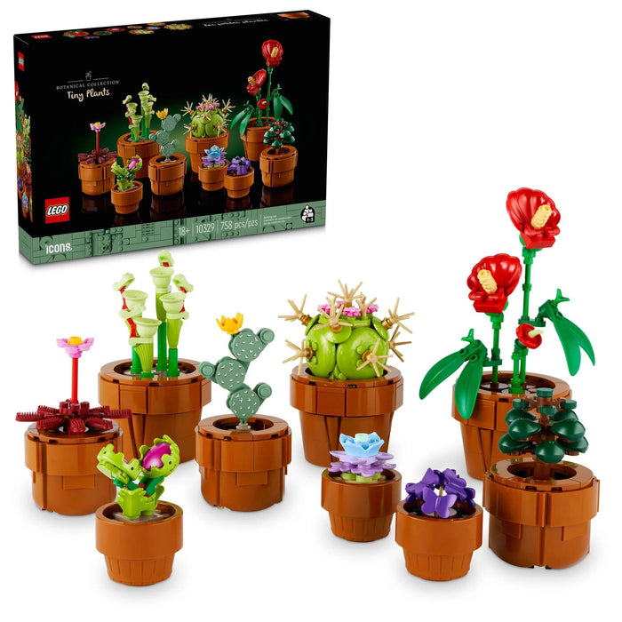 LEGO Icons Tiny Plants Build and Display Set