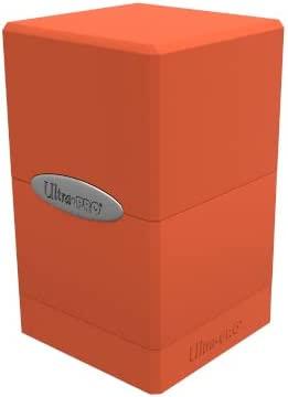 Ultra Pro E-15732 Satin Tower Deck Box-Pumpkin Orange