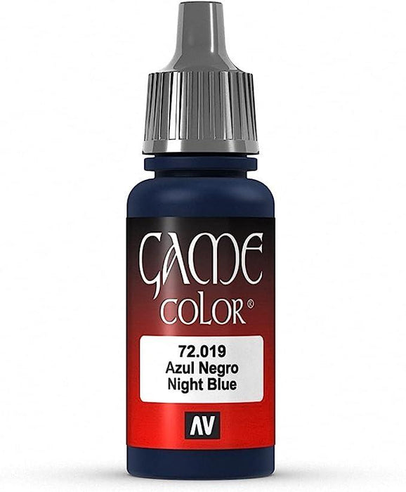 Vallejo Game Color Night Blue Paint, 17ml