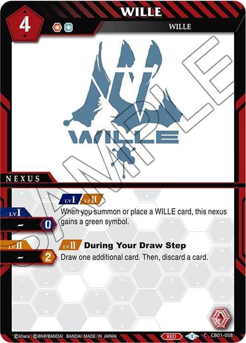 WILLE (CB01-058) [Collaboration Booster 01: Halo of Awakening]