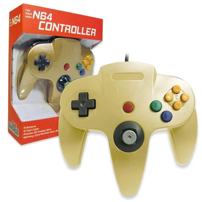 Old Skool Gold N64 Controller