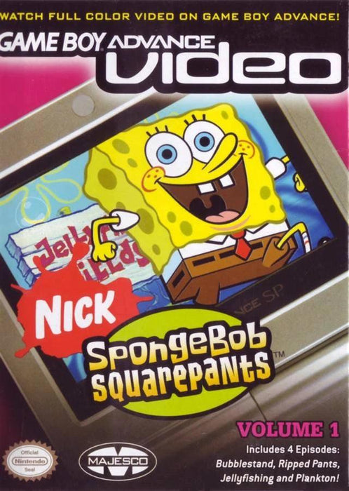 GBA Video Spongebob Squarepants Volume 1