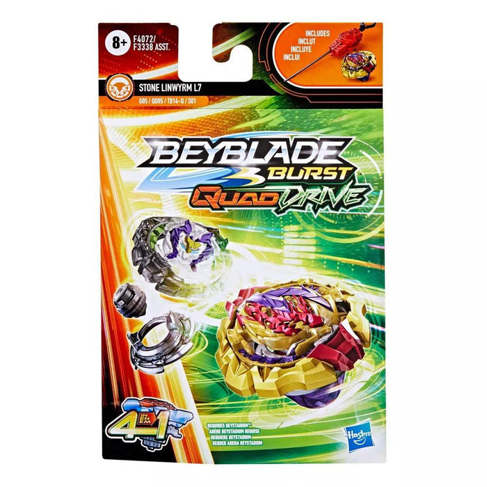 Beyblade Burst QuadDrive Stone Linwyrm L7 Starter Pack