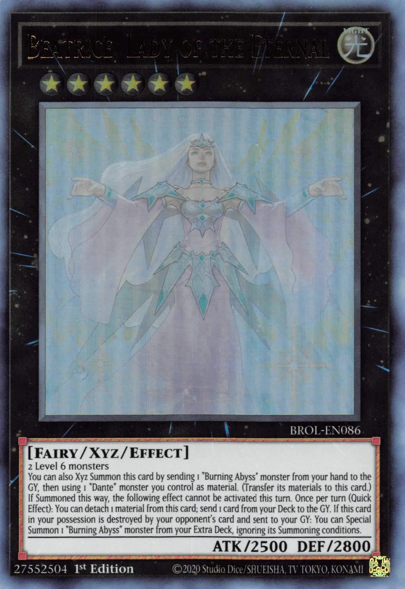 Beatrice Lady of the Eternal BROL EN086 Ultra Rare Everything