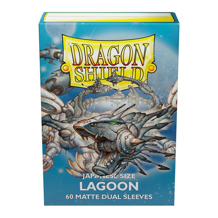 Dragon Shield: Japanese Size 60ct Sleeves - Lagoon (Dual Matte)