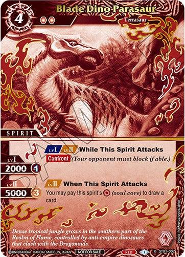 Blade Dino Parasaur (Finalist Card Set Vol. 2) (ST01-007) [Launch & Event Promos]