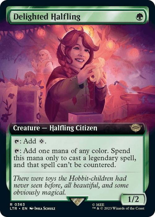 Delighted Halfling (Extended Art) [The Lord of the Rings: Tales of Middle-Earth]