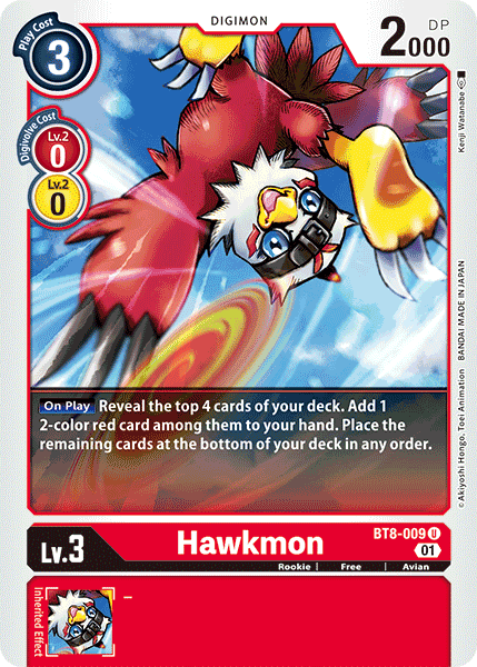 Hawkmon [BT8-009] [New Awakening]