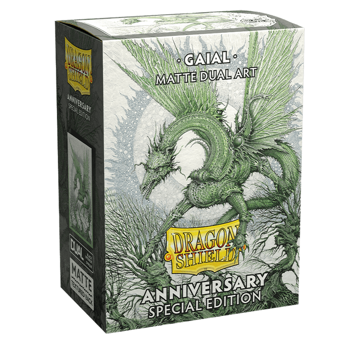 Dragon Shield: Standard 100ct Sleeves - Special Anniversary - Gaial (Dual Matte)