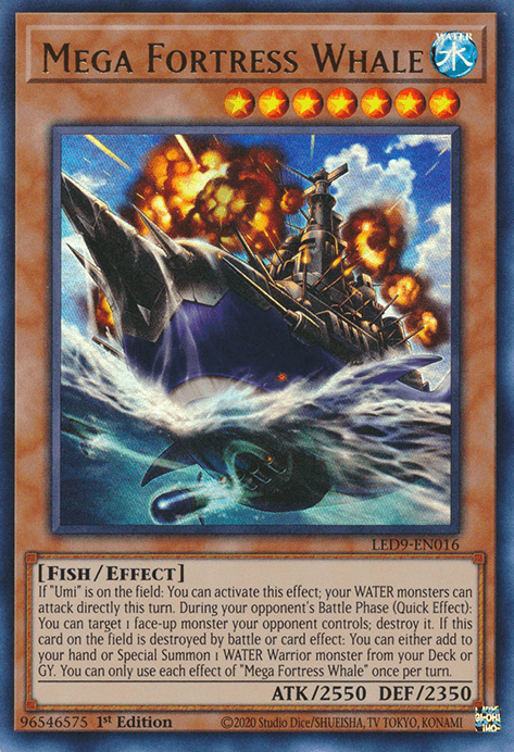 Mega Fortress Whale [LED9-EN016] Ultra Rare