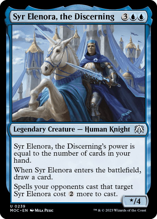 Syr Elenora, the Discerning [March of the Machine Commander]