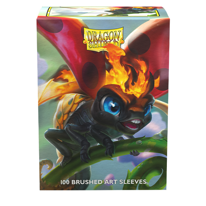 Dragon Shield: Standard 100ct Brushed Art Sleeves - The Burnbug