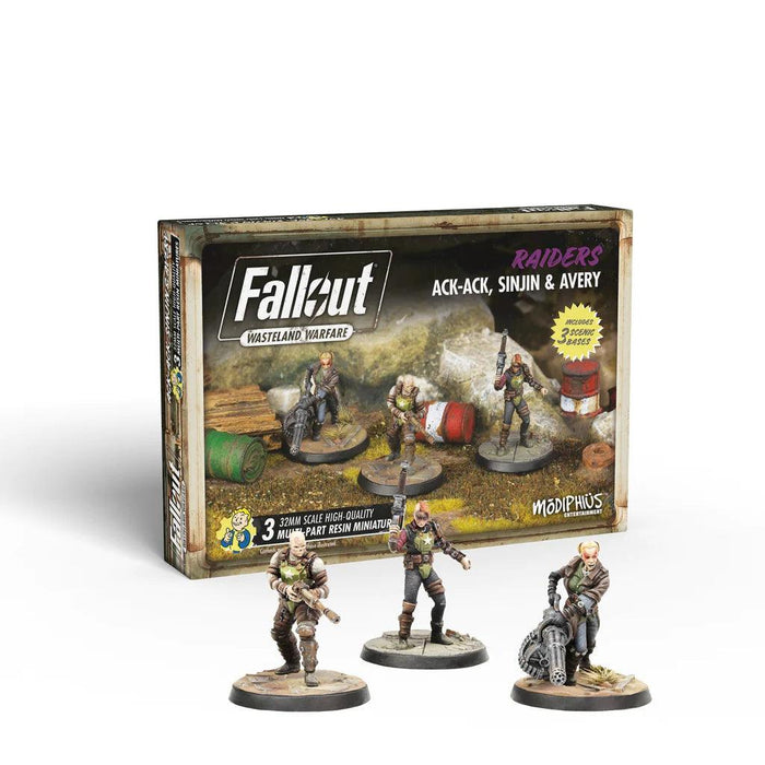 Fallout: Wasteland Warfare: Raiders: Ack Ack, Sinjin & Avery