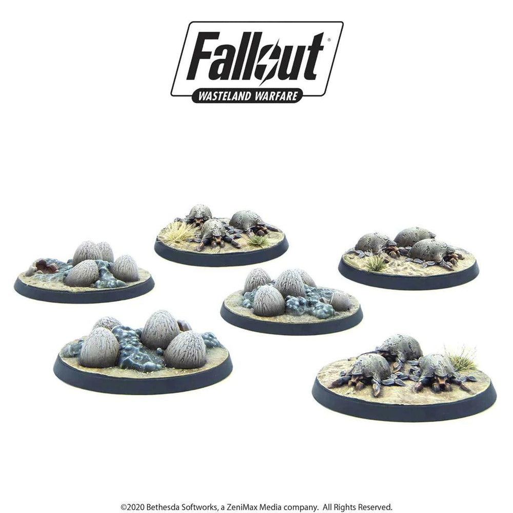 Fallout: Wasteland Warfare: Creatures: Mirelurk Hatchlings + Eggs