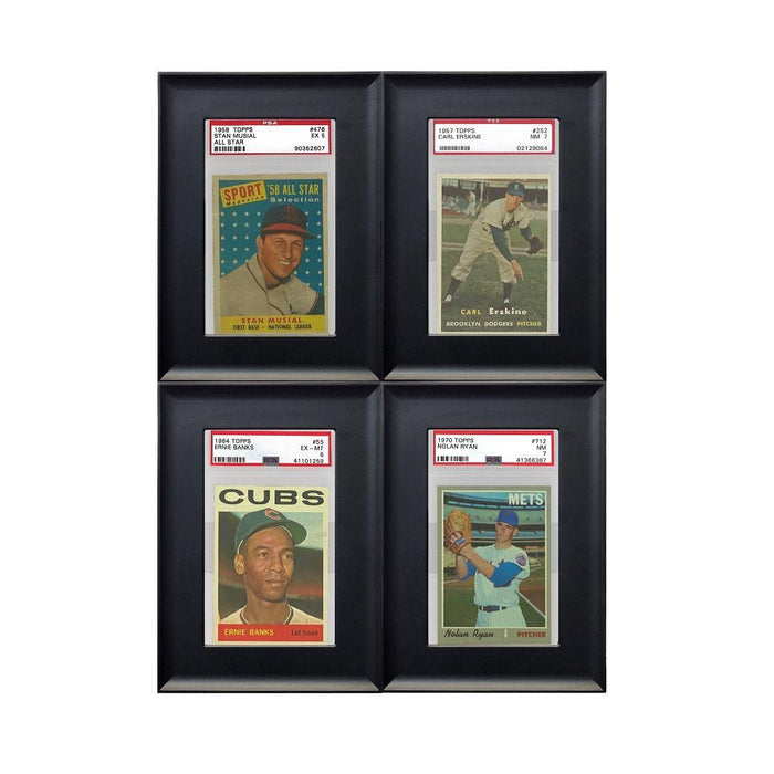 Interlocking Graded Card Frames - Black