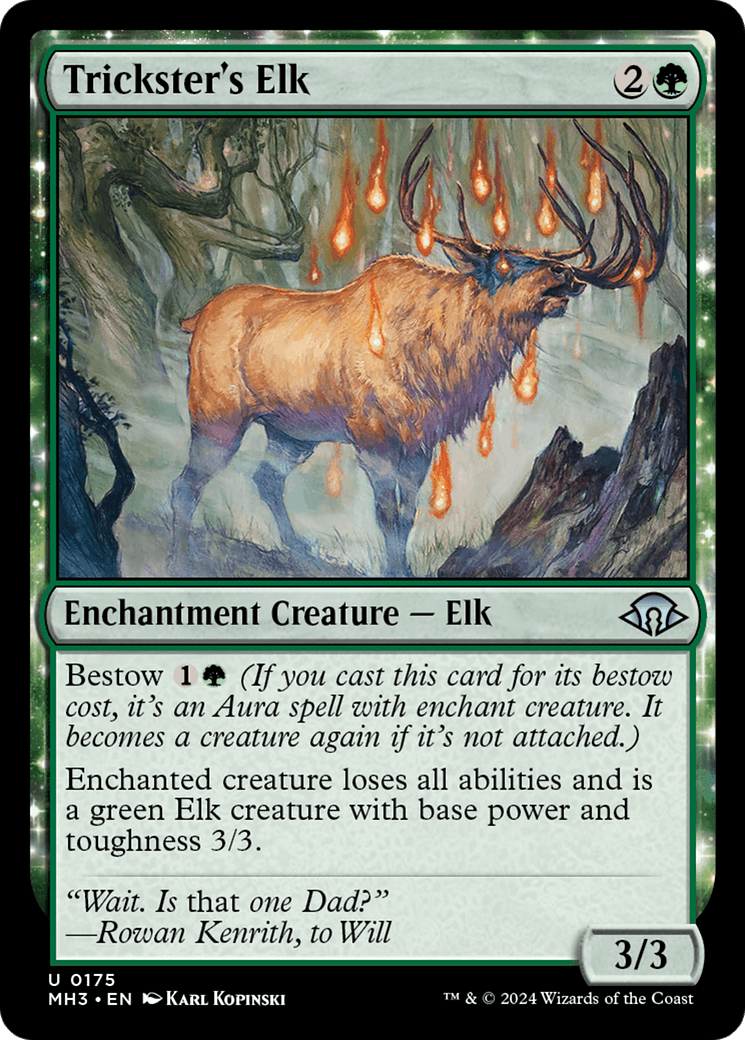 Illustrated Magic: The Gathering card named 