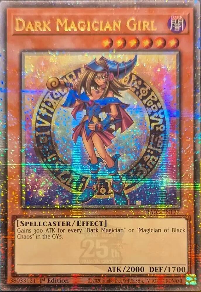 Dark Magician Girl (Quarter Century Secret Rare) (C) [RA03-EN123] Quarter Century Secret Rare