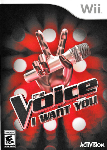 The Voice: I want you