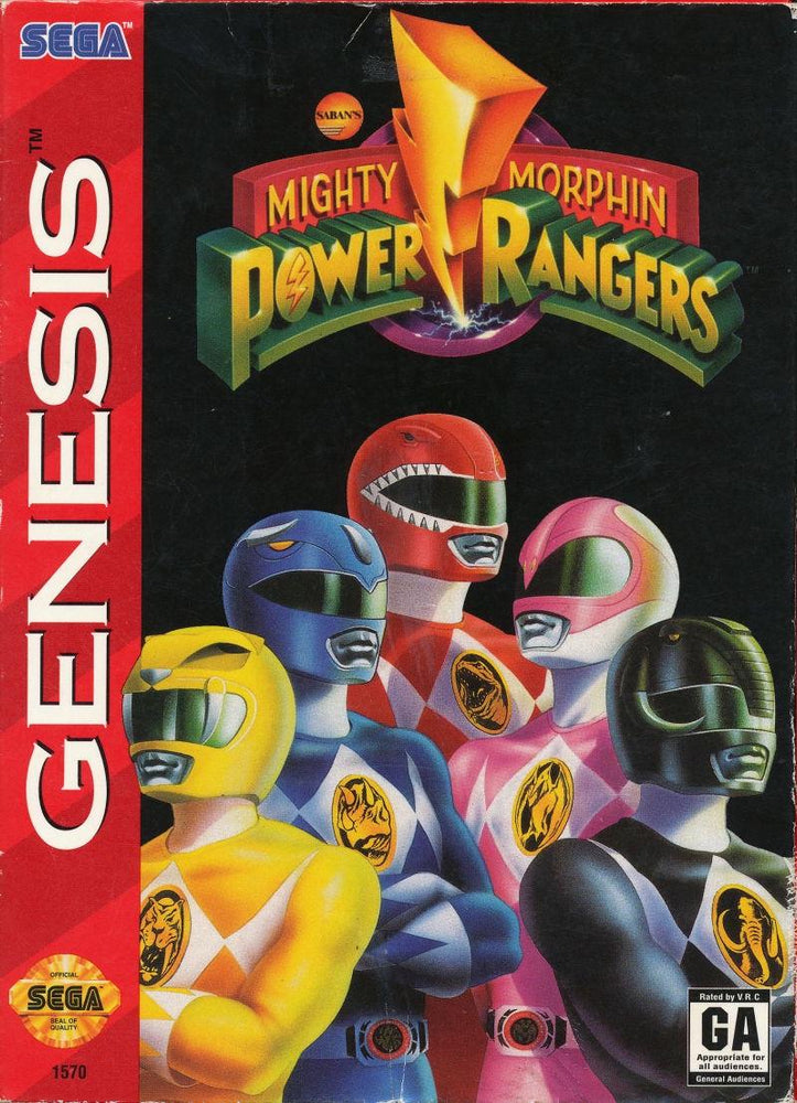 Mighty Morphin Power Rangers Sega Genesis