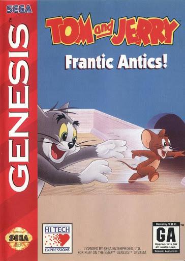 Tom and Jerry Frantic Antics Sega Genesis