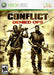 Cover of Eidos' "Conflict: Denied Ops" for Xbox 360. It features two heavily armed soldiers advancing, highlighting tactical shooter action with military helicopters and smoke in the backdrop. The bold, distressed title emphasizes its intense co-op gameplay experience. Rated "M" for Mature, the cover also displays the Xbox Live and Eidos logos.