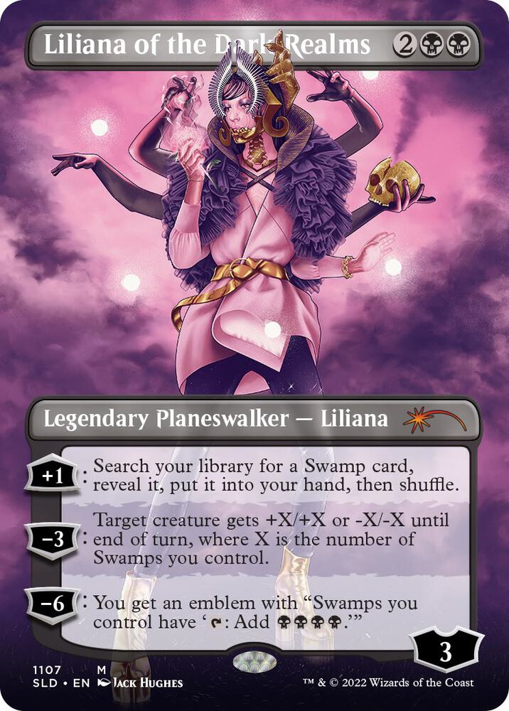 Liliana of the Dark Realms (Borderless) [Secret Lair Drop Series]