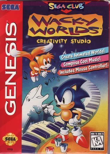 Wacky Worlds Creativity Studio Sega Genesis