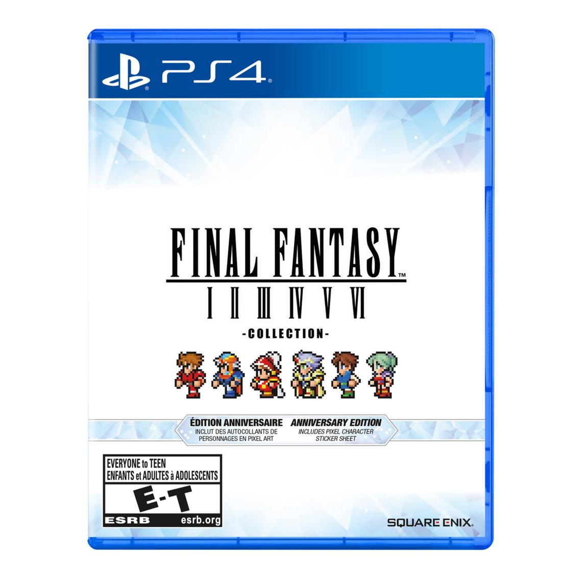 FINAL FANTASY I-VI COLLECTION ANNIVERSARY EDITION- Playstation 4