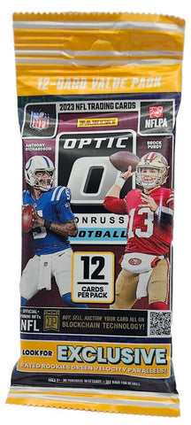 2023 Panini Donruss Optic Football 12 Card Jumbo Value Pack