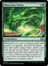 A Magic: The Gathering card titled Monstrous Vortex [Modern Horizons 3]. It costs 3 colorless and 1 green mana. The Enchantment reads: "Whenever you cast a creature spell with power 5 or greater, discover X, where X is that spell’s mana value." The artwork depicts a swirling green vortex.