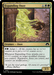 A Magic: The Gathering card titled "Expanding Ooze [Modern Horizons 3]" from Magic: The Gathering. The card costs 1 green and 1 black mana, is a 3/3 Creature Ooze with Adapt 1 and an ability that adds +1/+1 counters to modified creatures. The illustration shows a glowing green ooze creature emerging from a wooden door in an alley.