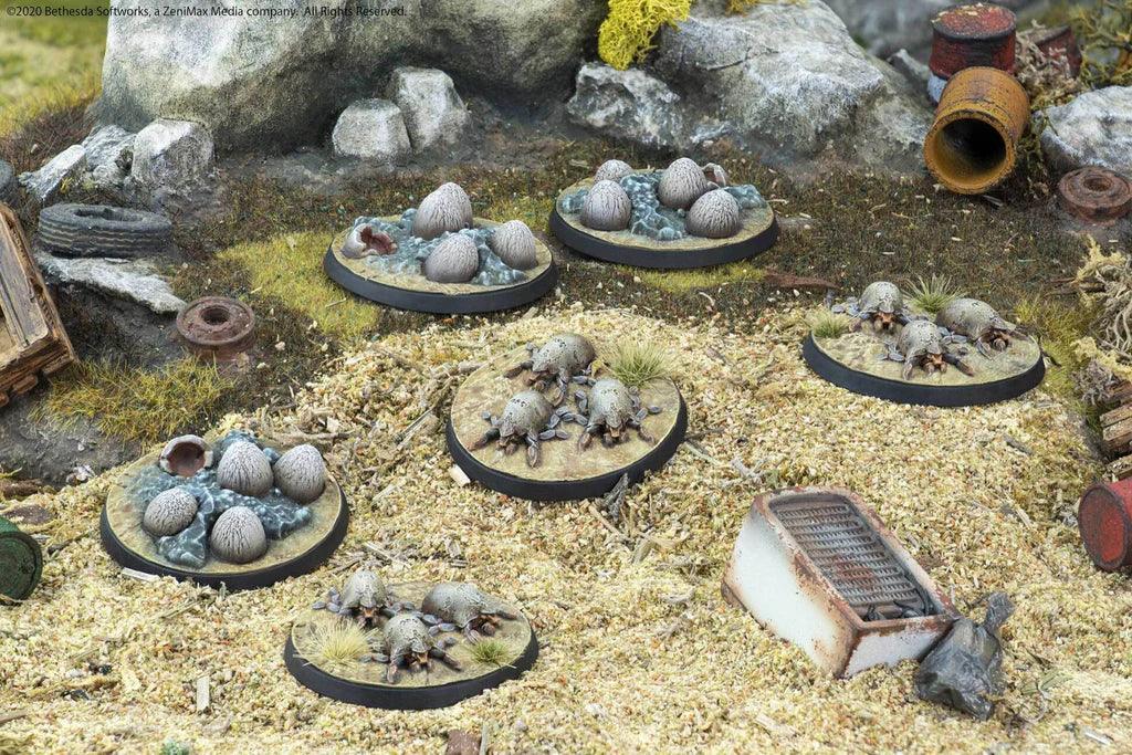 Fallout: Wasteland Warfare: Creatures: Mirelurk Hatchlings + Eggs
