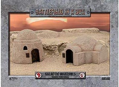 Battlefield in a Box Galactic Warzones Desert Buildings