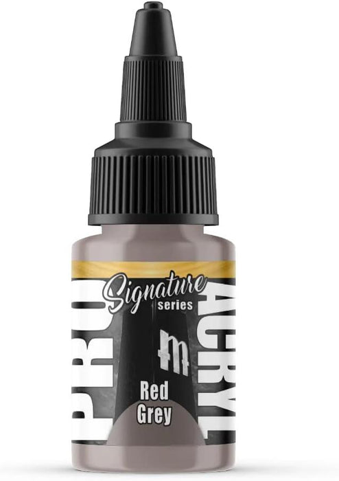 Monument Hobbies S12-Pro Acryl Red Grey Acrylic Model Paints