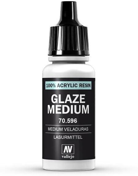 Vallejo Acrylic Paint, Glaze Medium 18ml