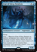 The Magic: The Gathering card "Fear of Sleep Paralysis" from the Duskmourn: House of Horror Commander collection showcases an Enchantment Creature with a haunting blue figure enveloped in dark mist and an expression of terror. With 6/6 power and toughness, this card also features Flying, Eerie, and stun counter abilities, making it a perfect addition to any House of Horror Commander deck.