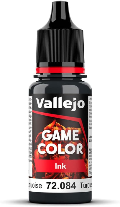 Vallejo Game Color Dark Turquoise Ink (18ml)