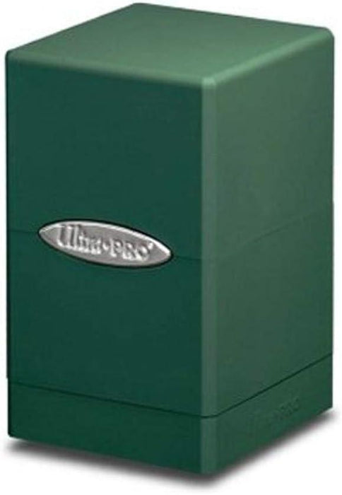 Cajas de cubierta Ultra Pro Green Satin Tower 