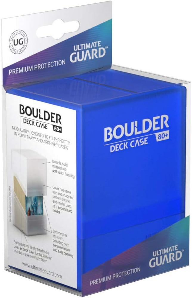 Ultimate Guard Boulder 80+ Deck Case Sapphire