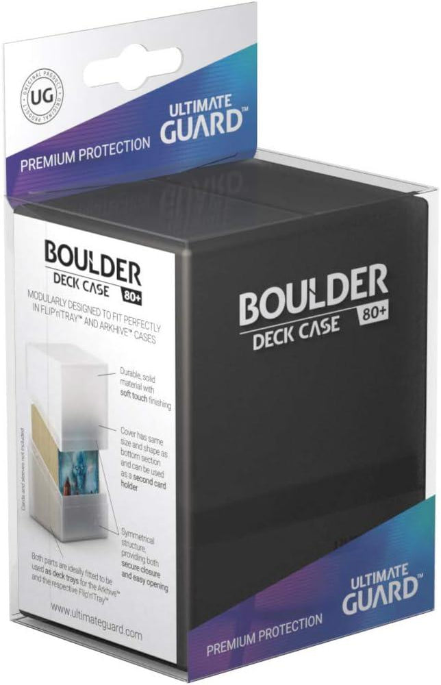 Ultimate Guard Boulder 80+ Deck Case Onyx