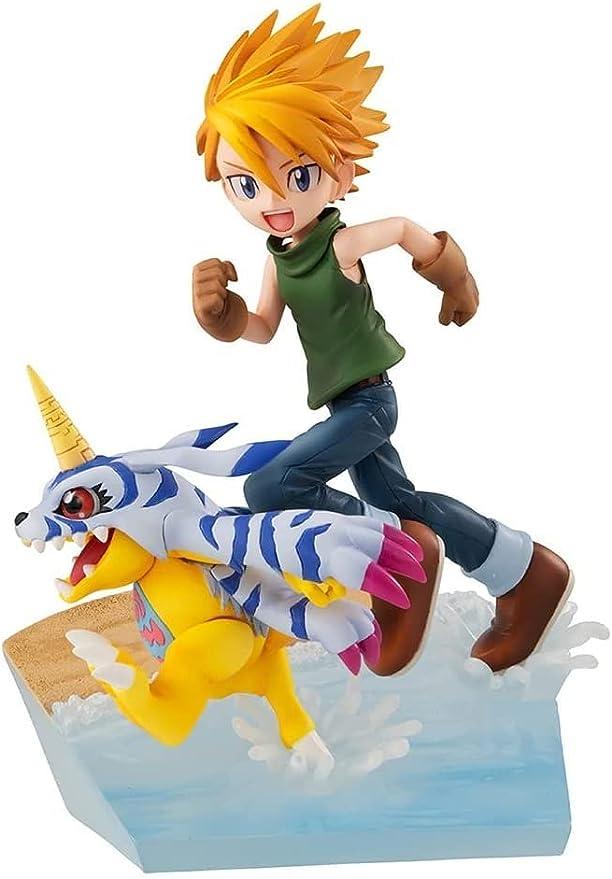 MEGAHOUSE CORPORATION GEM SER Digimon ADV Yamato ISHIDA & GABUMON 2022 PVC Statue