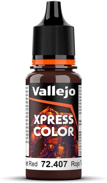 Vallejo Xpress Color, Velvet Red, 18ml