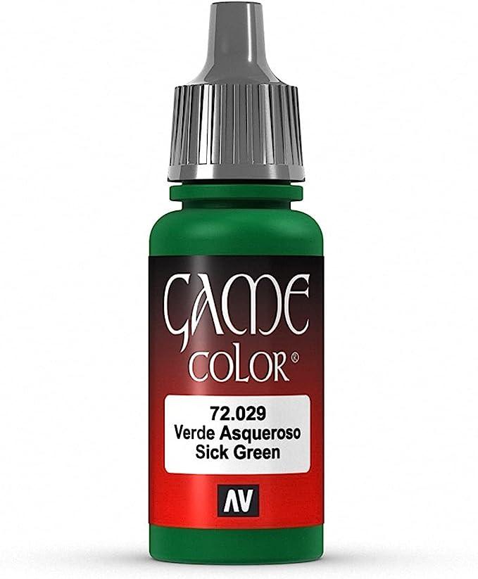 Vallejo Sick Green Paint, 17ml