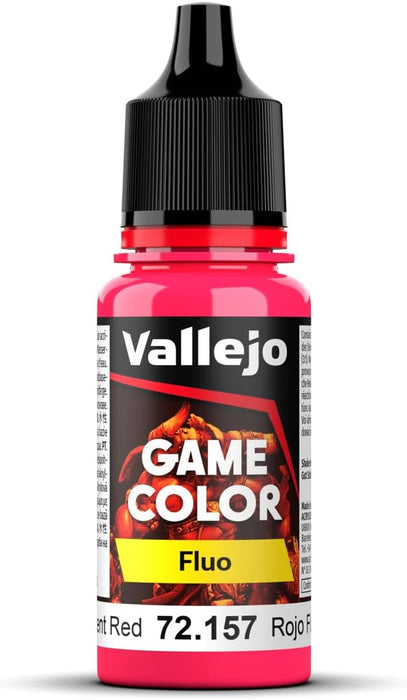 Vallejo Game Color, Fluorescent Red, 18 ml