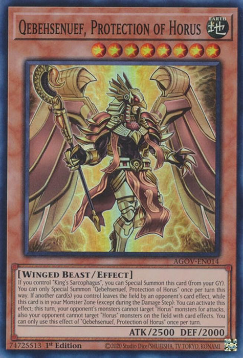 Qebehsenuef, Protection of Horus [MP24-EN235] Ultra Rare