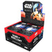 Presenting the "Star Wars Unlimited: Spark of Rebellion Booster Display" by Fantasy Flight Games, this product includes 24 booster packs. The packaging features dynamic action poses of iconic characters such as Darth Vader, Luke Skywalker, and Princess Leia, all illustrated in vibrant red, black, and blue tones.