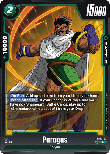 Paragus (FS03-07) [Starter Deck: Broly]