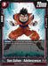 A Dragon Ball Super: Fusion World trading card featuring "Son Gohan : Adolescence [Awakened Pulse]." Gohan is depicted clenching his fists, wearing an orange and blue outfit, with an intense expression and a glowing aura. The card details: 3 energy, 5000 combo power, 20000 power. The Awakened Pulse effect reads: "On Play Choose all of your opponent's Battle Cards and they