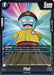 A trading card displaying "Pilaf [Awakened Pulse]" from the Dragon Ball Super: Fusion World series. Pilaf, dressed in a yellow and red outfit, is a short, blue-skinned character with pointy ears and red eyes. The card shows a power level of 5000 and features an Awakened Pulse skill tied to the number of cards in hand.
