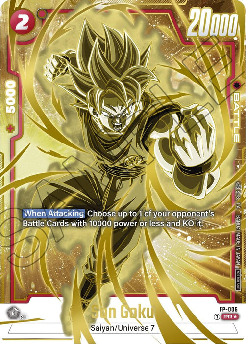 Son Goku (FP-006) (Gold) [Fusion World Promotion Cards]